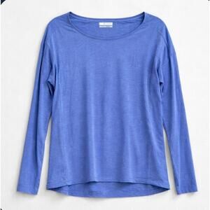 Columbia Long Sleeve Blue Shirt M/M